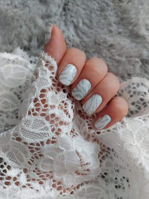Silver Zebra, 16er-Nagelfolie Magic Nail Wraps Silver Zebra, 16er-Nagelfolie Magic Nail Wraps