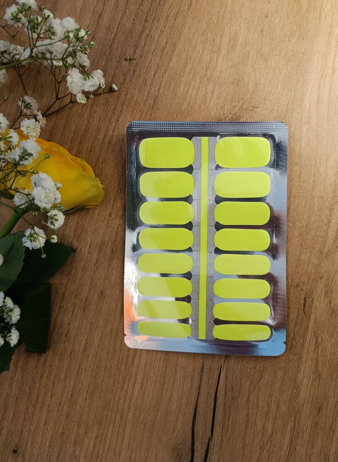 Neon-Gelb, 16er-Nagelfolie Magic Nail Wraps Neon-Gelb, 16er-Nagelfolie Magic Nail Wraps