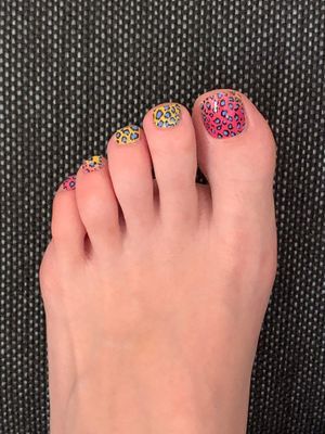 Color me wild, 16er-Fussfolie Color me wild, 16er-Fussfolie