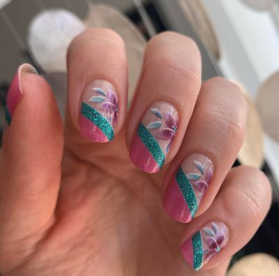 Acapulco Blossom, 16er-Nagelfolie Magic Nail Wraps Exklusivdesign Acapulco Blossom, 16er-Nagelfolie Magic Nail Wraps Exklusivdesign