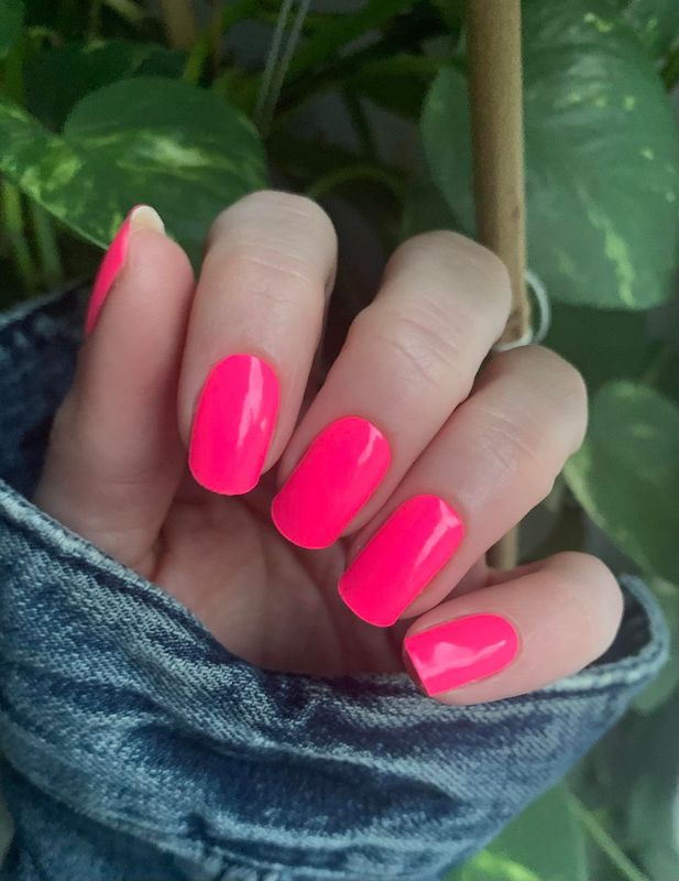 Ultra Pink(neon), UV-Gel-Folie, 20er-Nagelfolie Magic Nail Wraps NG200084