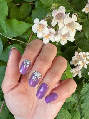 Mandala Slings, Overlay, 16-er Nagelfolie