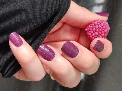 Seduce me in Berry, leicht semitransp. UV-Gel-Folie , 20er-Nagelfolie Magic Nail Wraps NG200233