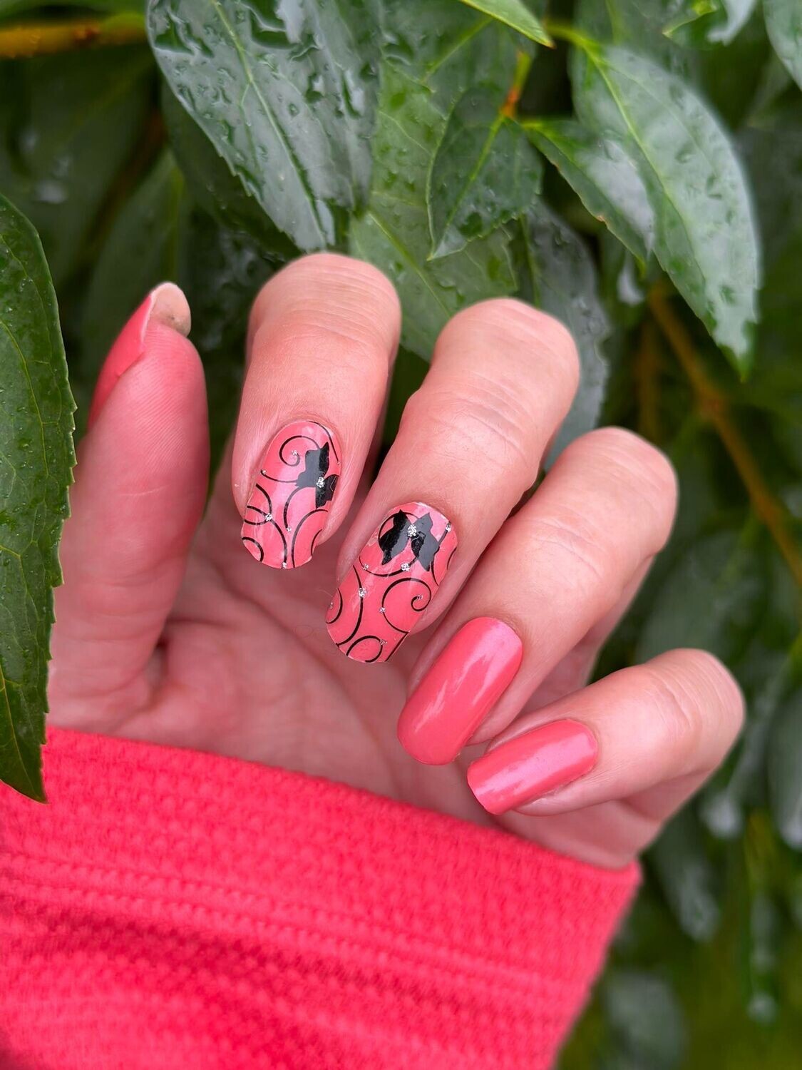 Diamond Butterflies, Overlay, 16-er Nagelfolie Magic Nail Wraps