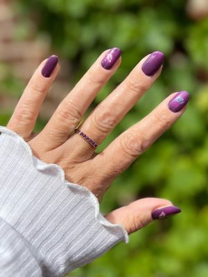 Falling Purple,  16er-Nagelfolie Magic Nail Wraps