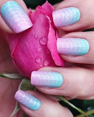 Silver Swirl Candy, 16er-Nagelfolie Magic Nail Wraps Exklusivdesign