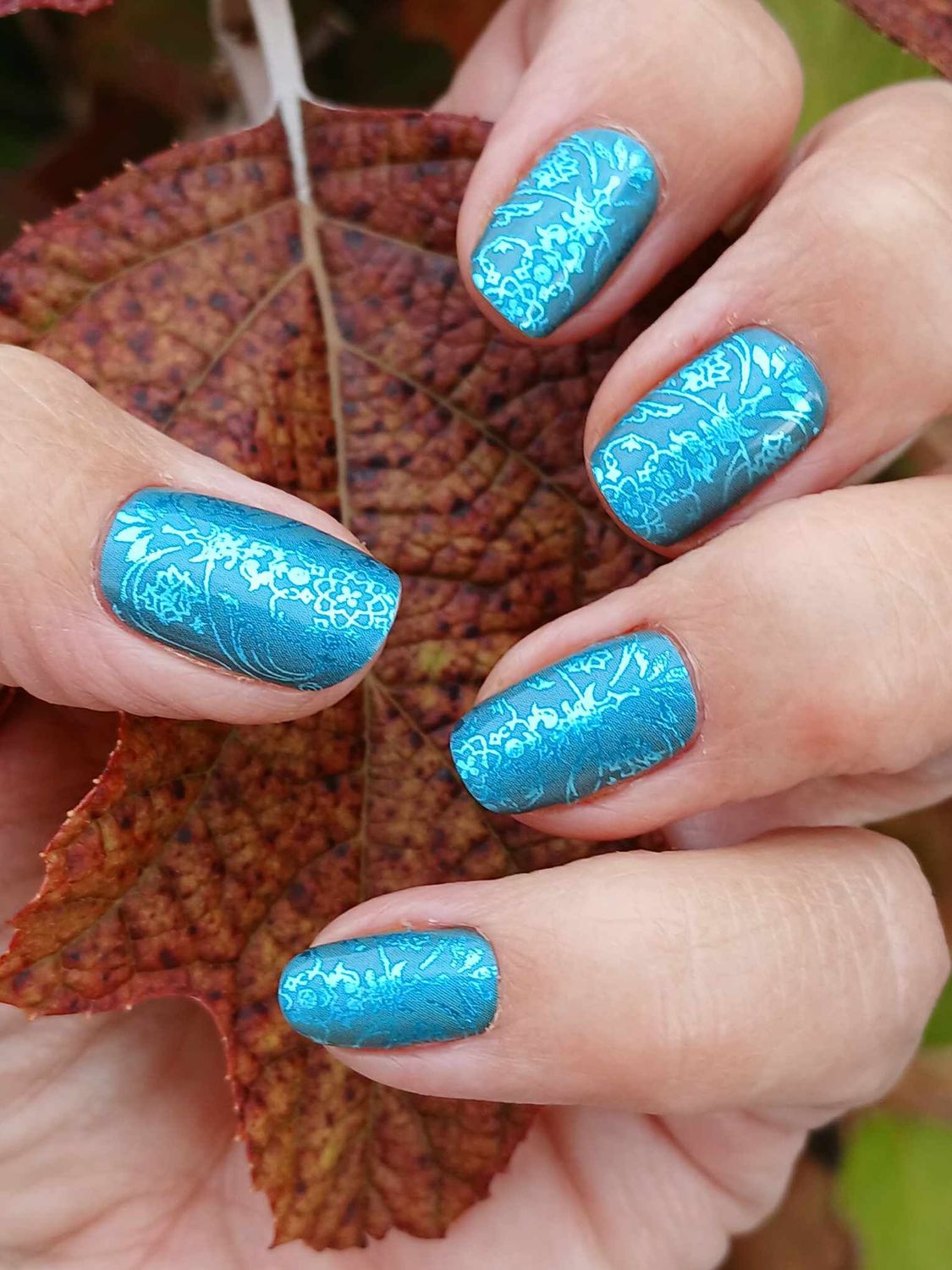 Awesome Teal Heart, 16er-Nagelfolie Magic Nail Wraps Exklusivdesign Awesome Teal Heart, 16er-Nagelfolie Magic Nail Wraps Exklusivdesign