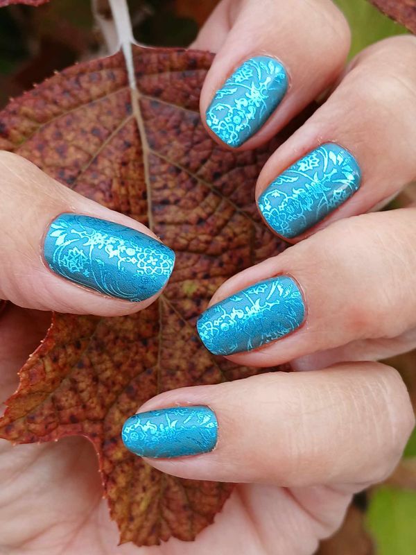 Awesome Teal Heart,  16er-Nagelfolie Magic Nail Wraps Exklusivdesign