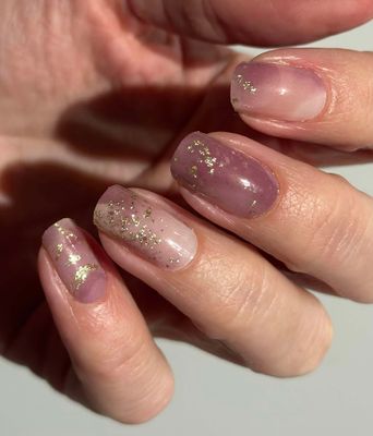 Rosewood Glamour, leicht durchsichtige 16-er Nagelfolie Magic Nail Wraps