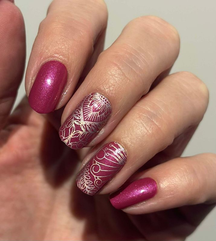 Magic Mandala Holo-Rose, Overlay, 16er-Nagelfolie Magic Nail Wraps Exklusivdesign Magic Mandala Holo-Rose, Overlay, 16er-Nagelfolie Magic Nail Wraps Exklusivdesign