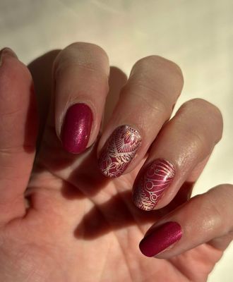 Magic Mandala Holo-Rose, Overlay, 16er-Nagelfolie Magic Nail Wraps Exklusivdesign