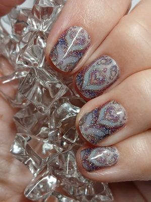 Bahia, leicht durchsichtige 16er-Nagelfolie Magic Nail Wraps Exklusivdesign Bahia, leicht durchsichtige 16er-Nagelfolie Magic Nail Wraps Exklusivdesign