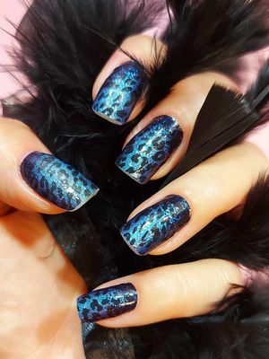 Wild Thing I'm blue, 16er-Nagelfolie Magic Nail Wraps Exklusivdesign Wild Thing I'm blue, 16er-Nagelfolie Magic Nail Wraps Exklusivdesign