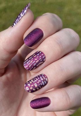 Billie Jean, Overlay, 16er-Nagelfolie Magic Nail Wraps Exklusivdesign