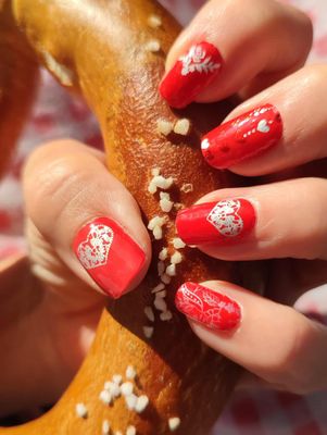 Herzerl, Overlay, 16er-Nagelfolie Magic Nail Wraps Exklusivdesign