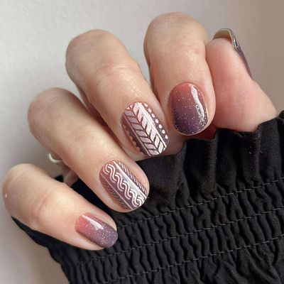 Sweater, Overlay, 16er-Nagelfolie Magic Nail Wraps Exklusivdesign