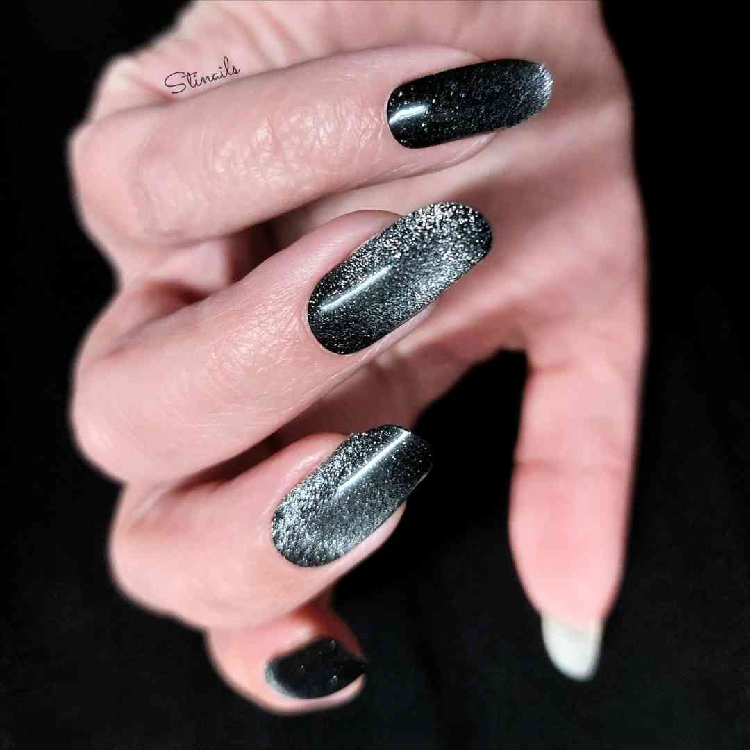 Midnight Glam (Ultra Cat Eye), UV-Gel-Folie, 20er-Nagelfolie Magic Nail Wraps NG200676
