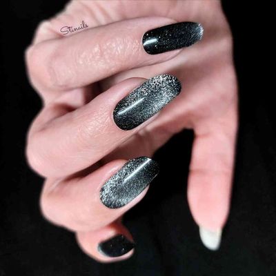 Midnight Glam (Ultra Cat Eye), UV-Gel-Folie, 20er-Nagelfolie Magic Nail Wraps NG200676