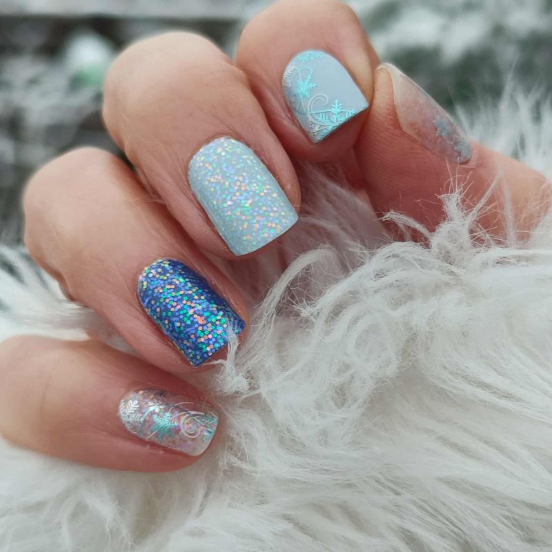 Glitzerglühen, Overlay, transparente 16-er Nagelfolie Magic Nail Wraps Glitzerglühen, Overlay, transparente 16-er Nagelfolie Magic Nail Wraps