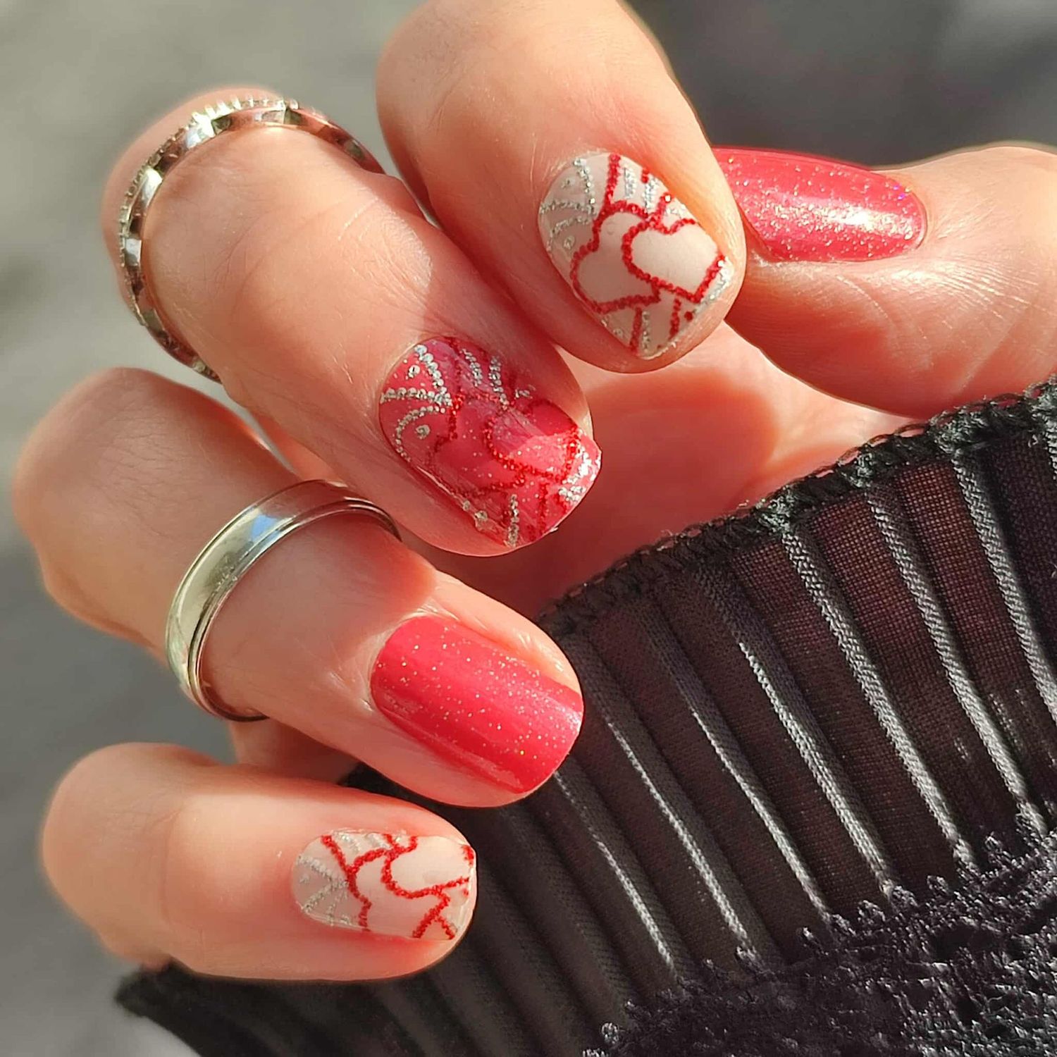 Heart to Heart, Overlay, transparente 16er-Nagelfolie Magic Nail Wraps Exklusivdesign