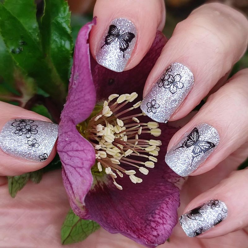 Fly into the Glitter, 16-er Nagelfolie Magic Nail Wraps