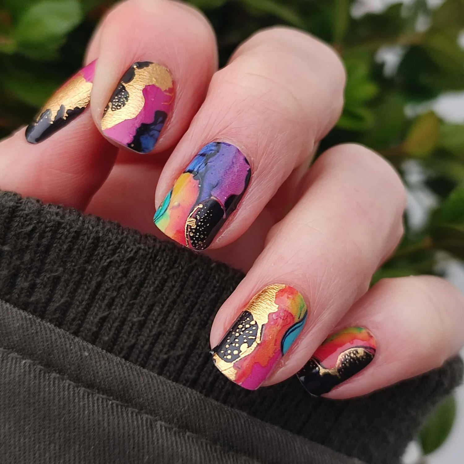 Colour Explosion, 16-er Nagelfolie Magic Nail Wraps