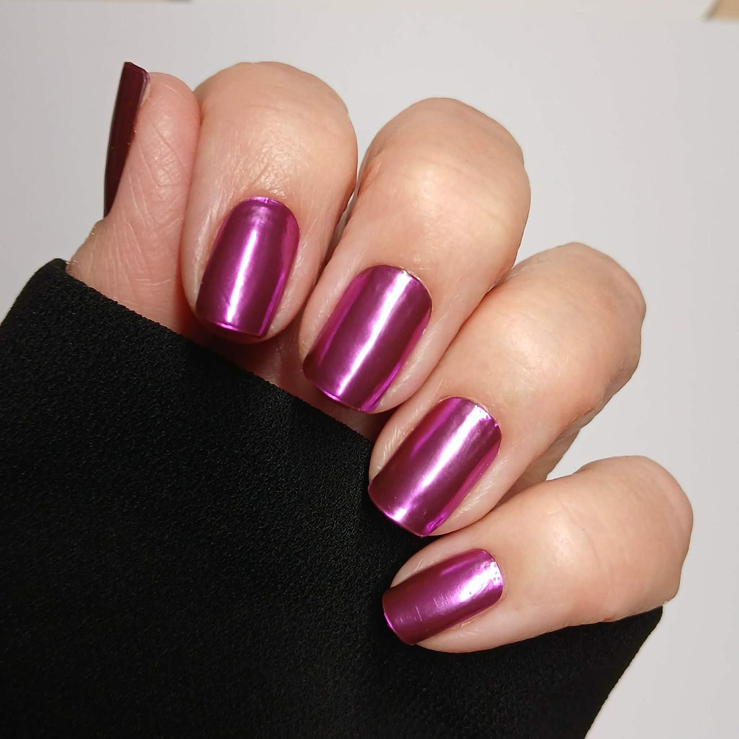 Violet Confusion, UV-Gel-Folie, 20er-Nagelfolie Magic Nail Wraps NG200706 mit Mirror-Effekt (Chromefolie)