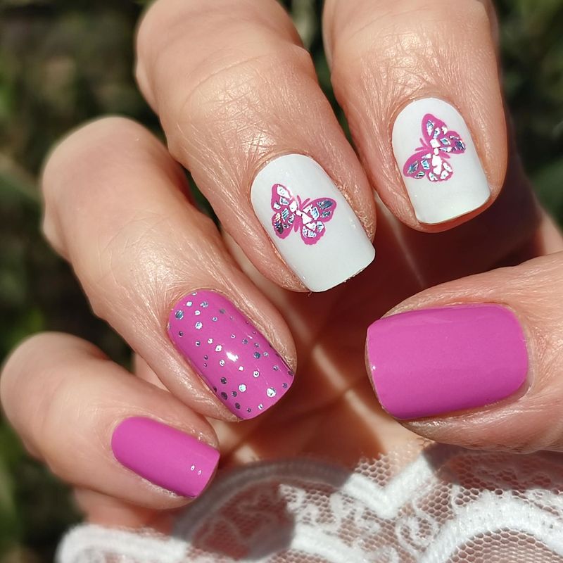Fly pink, 16-er Nagelfolie Magic Nail Wraps