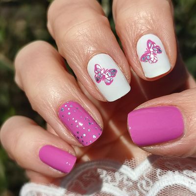 Fly pink, 16-er Nagelfolie Magic Nail Wraps