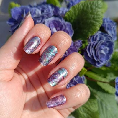 Mystic Marble, Pearl-Shimmer-Finish, 22er-Premium Nagelfolie Magic Nail Wraps