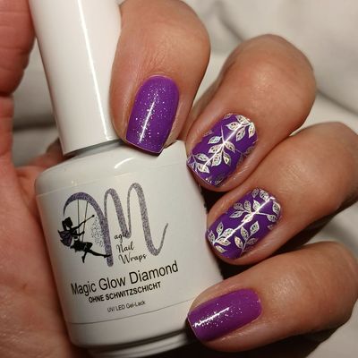 Magic Nail Wraps Magic Glow Diamond UV/LED Top Coat ohne Schwitzschicht Nagellack-Flasche mit 13 g, 1 Stück  Versand weiterhin nur innerhalb Deutschlands möglich!