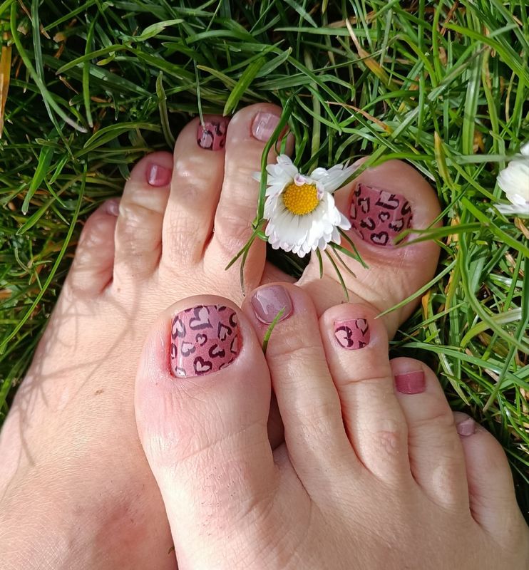 Wild Hearts, 16er-Fussfolie Magic Nail Wraps