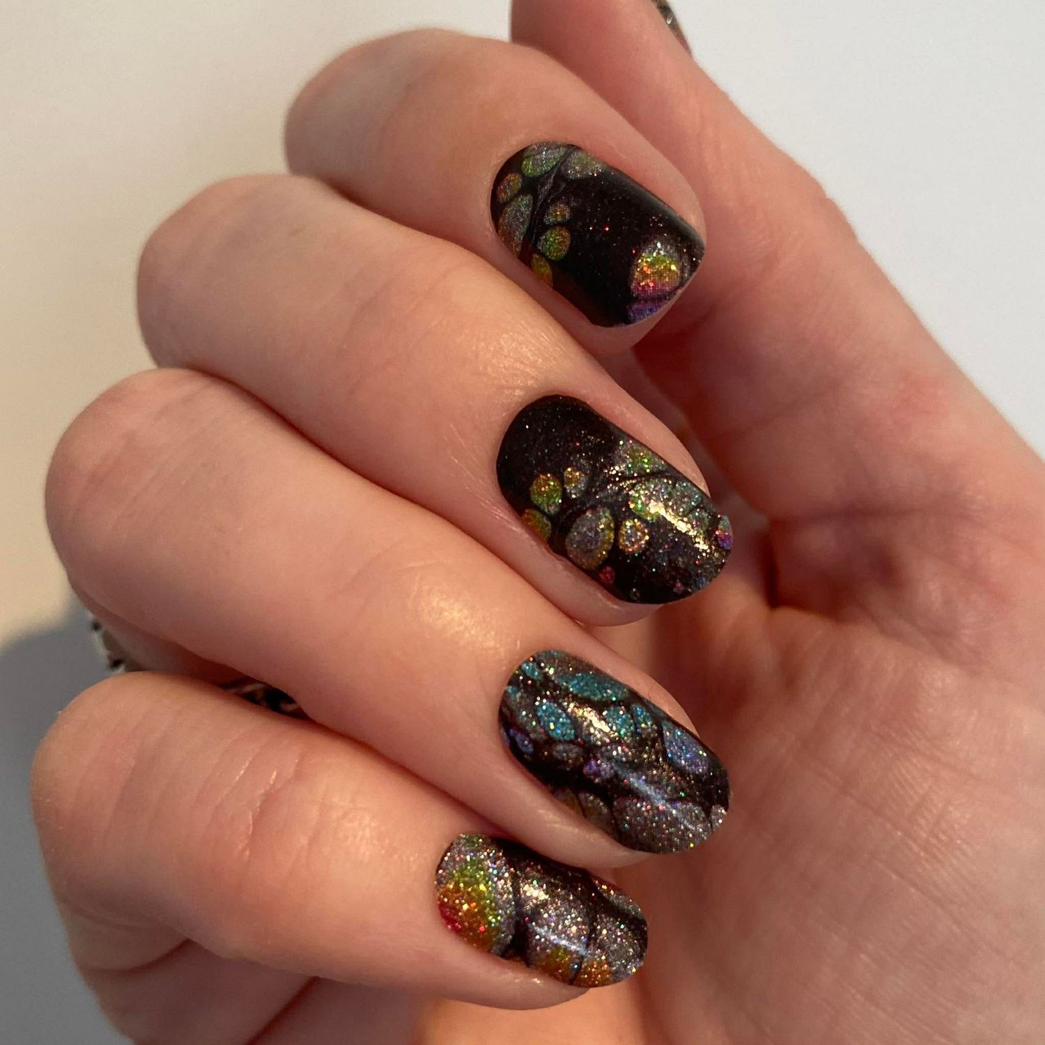 Black Fantasy, 16er-Nagelfolie Magic Nail Wraps