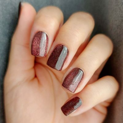 Chocolate Glam (Ultra Cat Eye), UV-Gel-Folie, 20er-Nagelfolie Magic Nail Wraps NG200777