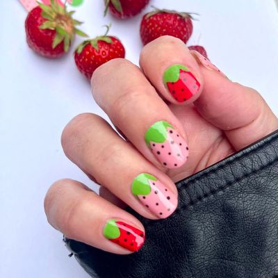 Strawberry Flavour, 16-er Nagelfolie Magic Nail Wraps Strawberry Flavour, 16-er Nagelfolie Magic Nail Wraps
