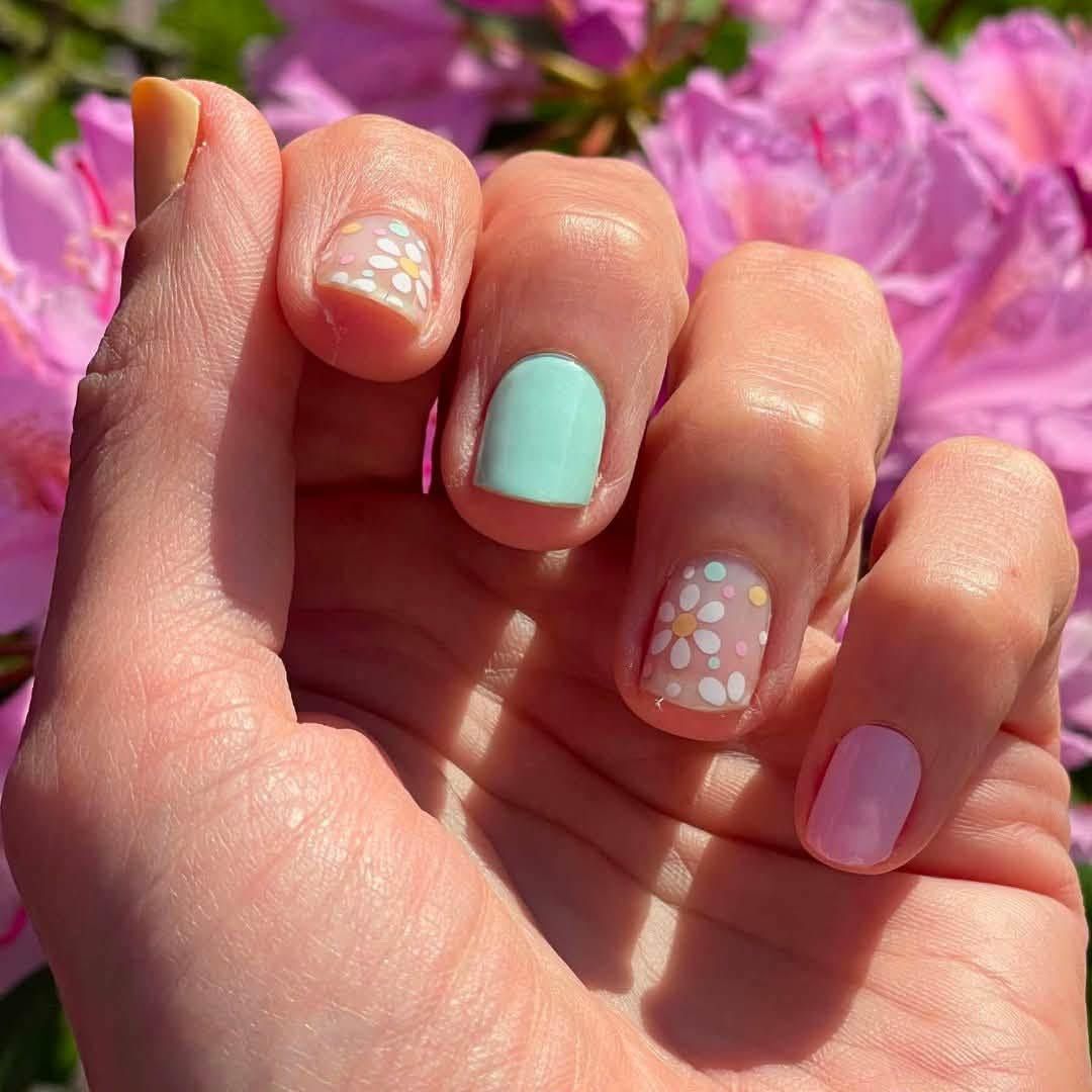Pastel and Flowers, teilweise transparent, 16-er Nagelfolie Magic Nail Wraps Pastel and Flowers, teilweise transparent, 16-er Nagelfolie Magic Nail Wraps