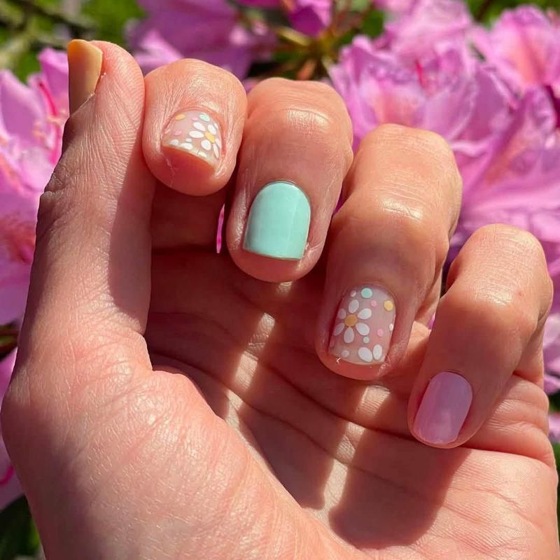 Pastel and Flowers, teilweise transparent, 16-er Nagelfolie Magic Nail Wraps Pastel and Flowers, teilweise transparent, 16-er Nagelfolie Magic Nail Wraps