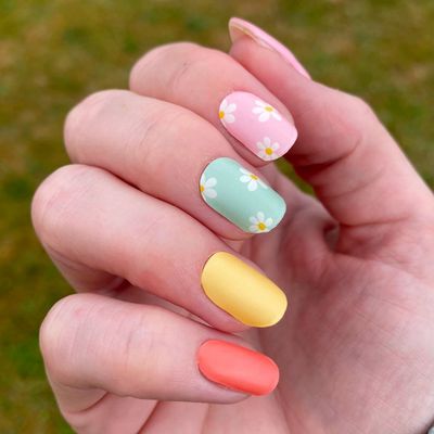 Sommerblumen, matte UV-Gel-Folie, 30er-Nagelfolie, Magic Nail Wraps, NG300065 Sommerblumen, matte UV-Gel-Folie, 30er-Nagelfolie, Magic Nail Wraps, NG300065