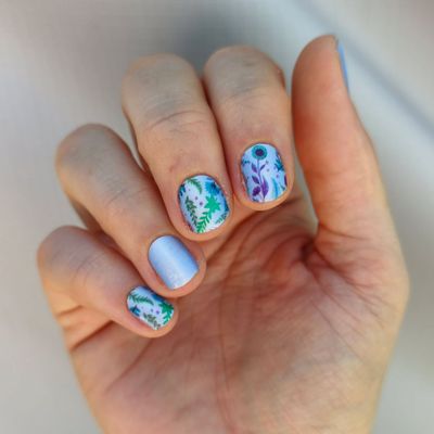 Zauberwald, Overlay, transparente 16er-Nagelfolie Magic Nail Wraps Exklusivdesign Zauberwald, Overlay, transparente 16er-Nagelfolie Magic Nail Wraps Exklusivdesign