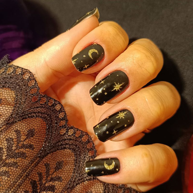 Goldene Nacht, UV-Gel-Folie, 20er-Nagelfolie Magic Nail Wraps NG200832 Goldene Nacht, UV-Gel-Folie, 20er-Nagelfolie Magic Nail Wraps NG200832
