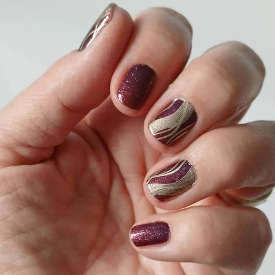 Goldstrahl, Overlay, 16er-Nagelfolie Magic Nail Wraps Exklusivdesign