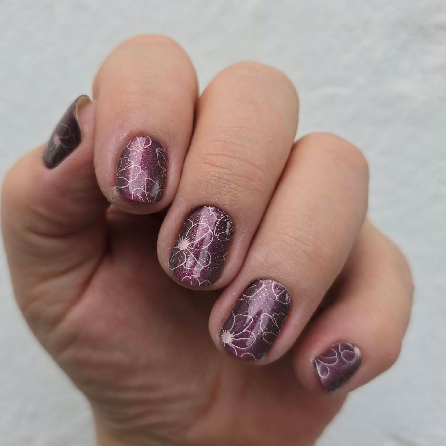Silent Flowers, Overlay, 16er-Nagelfolie Magic Nail Wraps Exklusivdesign Silent Flowers, Overlay, 16er-Nagelfolie Magic Nail Wraps Exklusivdesign