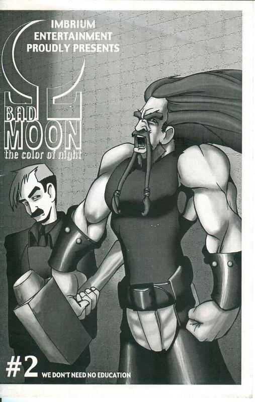 Bad Moon: The Color of Night #2, Imbrium Entertainment, 2001 - Manga style mini