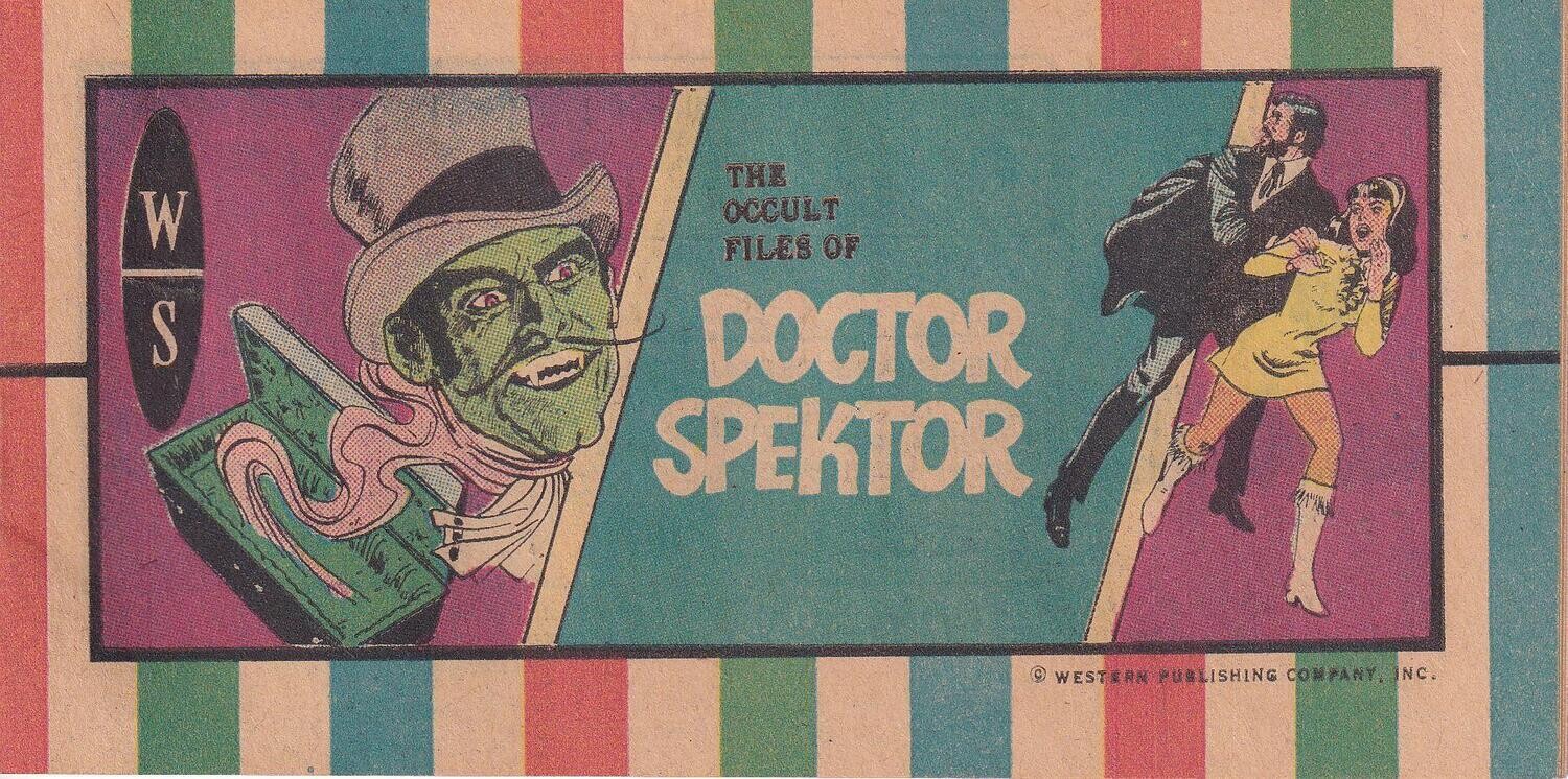 Dan Curtis Occult Files of Dr. Spektor #7, Western Publishing mini-comic 1974