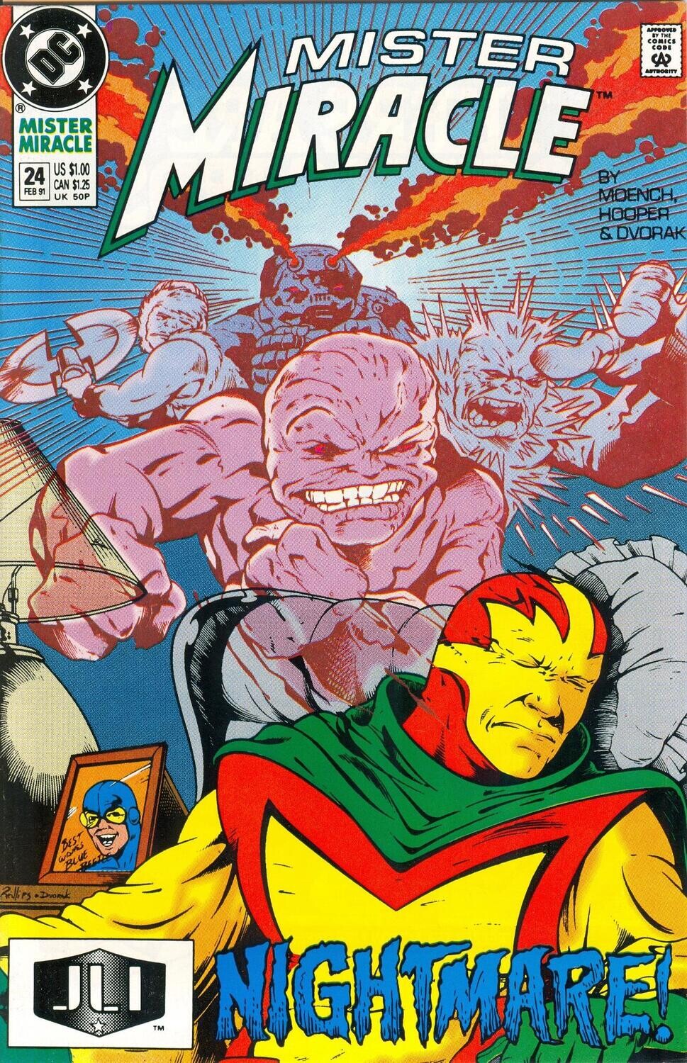 Mister Miracle #24 - DC Comics, February 1991, Joe Phillips interior art