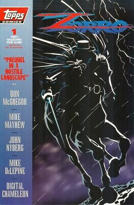 Zorro #1 - Topps Comics, January 1994, Frank Miller cover, Mike Mayhew interior