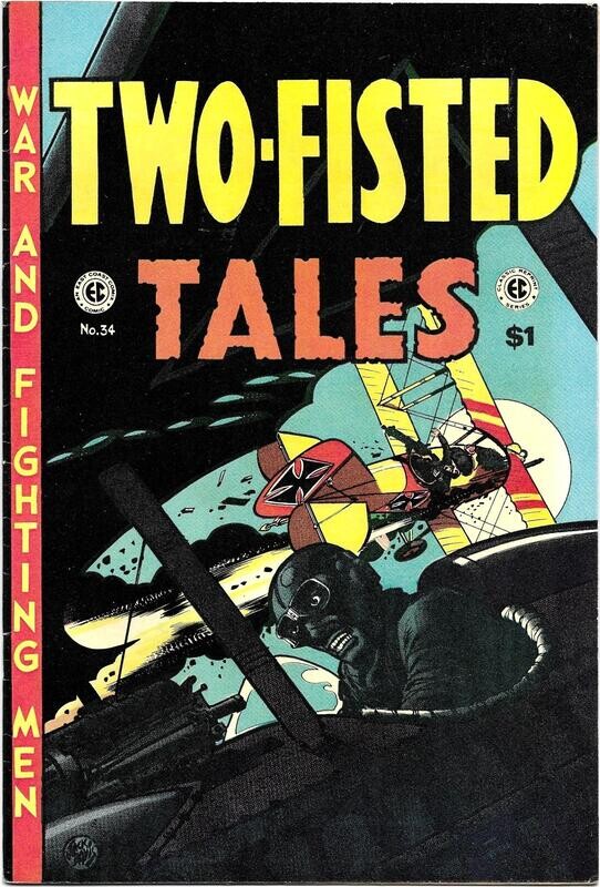 Two-Fisted Tales #34 - EC Classic Reprint #9, 1974, Jack Davis, Wally Wood,  etc