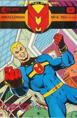 Miracleman #4, Eclipse Comics, December 1985, 75¢, Jim Starlin cover