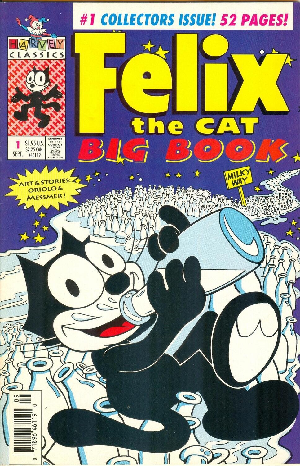 Felix the Cat Big Book #1, Harvey Comics, September 1992, $1.95 cover price