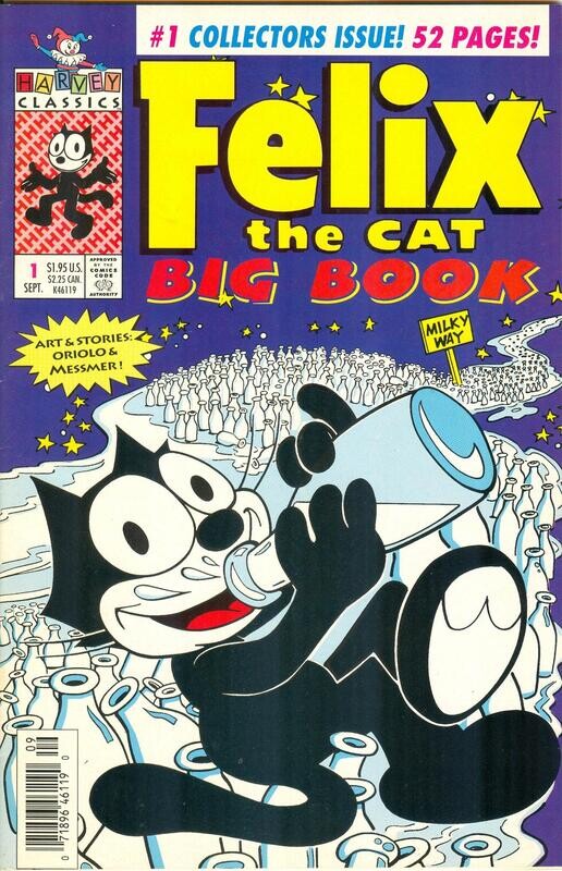 Felix the Cat Big Book #1, Harvey Comics, September 1992, $1.95 cover price